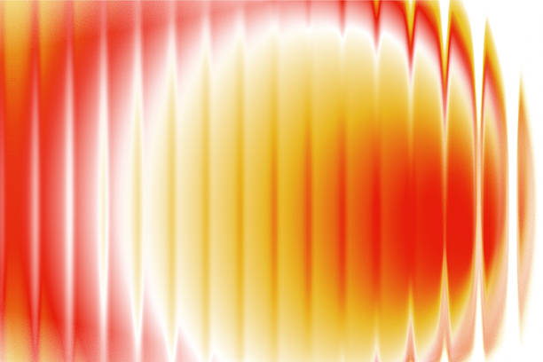 A vibrant and high-energy background featuring a red and yellow vertical ripple wave on a clean white backdrop. This artistic design uses lo-fi noise textures and glowing fiery gradients to create a bold, radiant aesthetic perfect for tech branding, modern web headers, and digital creative projects.
