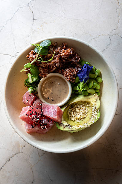 Typical healthy food dish in Indonesia