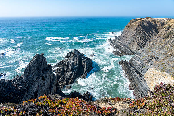 Great ocean view at Farol Cabo Sardao in Portugal.