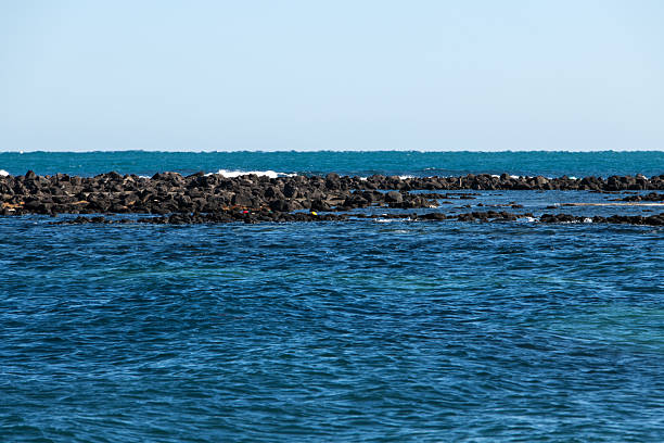 idyllic seascape at Udo in Jeju Island, South Korea