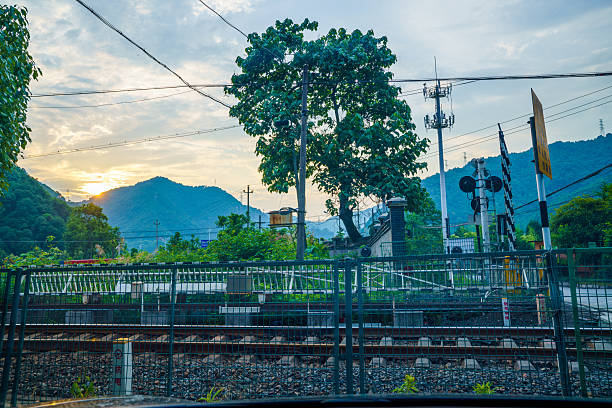 Railway tracks,Train tracks,China Railway,China,Asia.