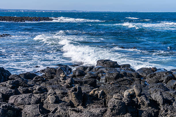 idyllic seascape at Udo in Jeju Island, South Korea