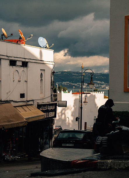 Tangier, Morocco, January 16, 2026: Medina in Tangier. The city is the capital of the Tangier-Tetouan-Al Hoceima region, as well as the Tangier-Assilah Prefecture of Morocco.