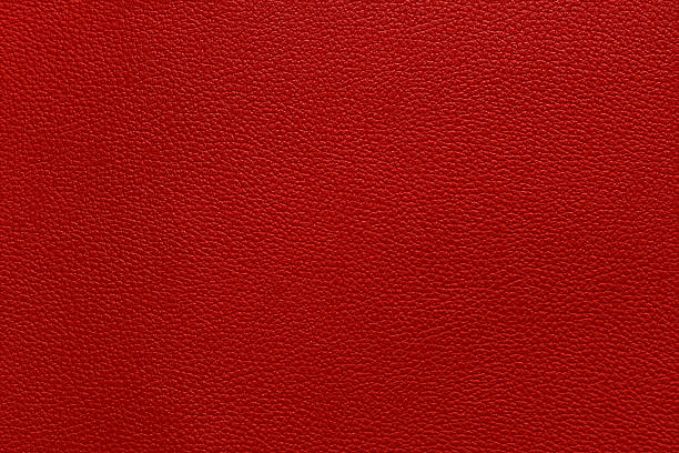 istock Red dyed cowhide leather for background,Red background 2257502001