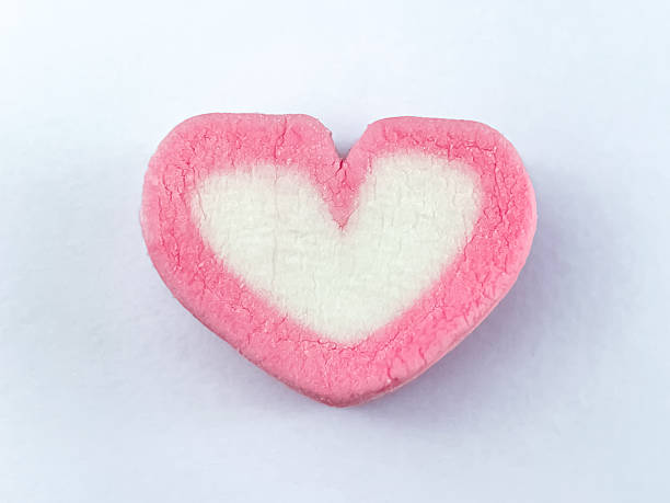 istock Sweet heart-shaped marshmallows for the holidays 2257503071