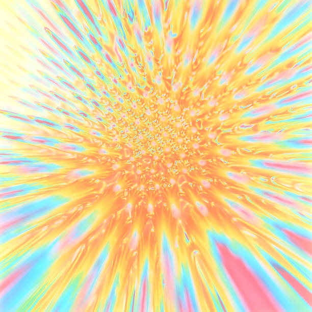 3d rendering digital illustration with shiny metallic ferrofluid organic blob. Trendy design template. Decoration element background. Abstract creative concept