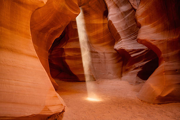 The Navajo people, also called Diné, hold Lower Antelope Canyon, which they call Tsé bighánílíní (\