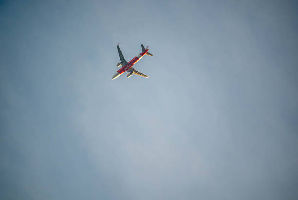 August 11, 2024 - Crofton, Canada. Captured over Crofton, the historic last flight of the Hawaii Mars water bomber on its way to the BC Aviation Museum in Victoria.