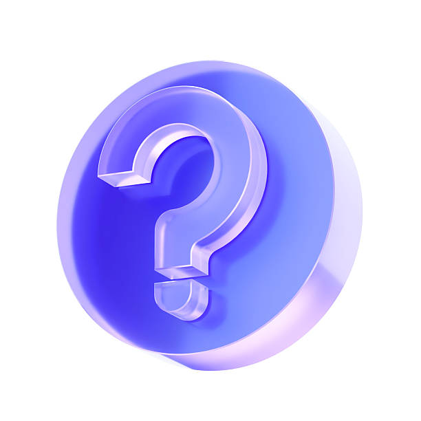 3D Glass question mark icon, help and FAQ support concept. Transparent liquid Glass icon, glassmorphism icon, crystal clear. 3d illustration.
