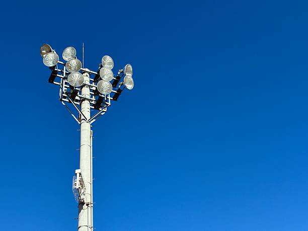 Sports field lights.