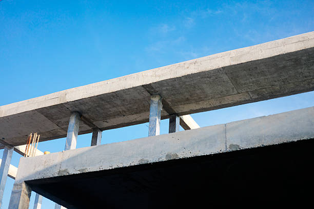 Construction of incomplete residential building in Bangkok Ramintra