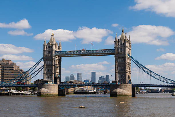 London Bridge spanning the River Thames in London, England