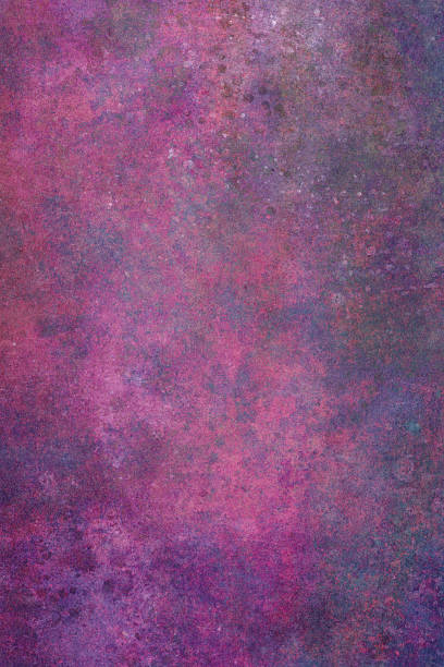 istock Gritty magenta texture surface, weathered purple paper backdrop, mottled artistic abstract background design 2257627300