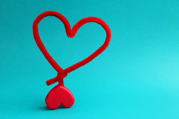 One heart holding another, love and support