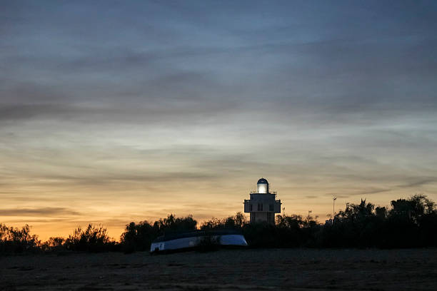 Lighthouse at Sunset