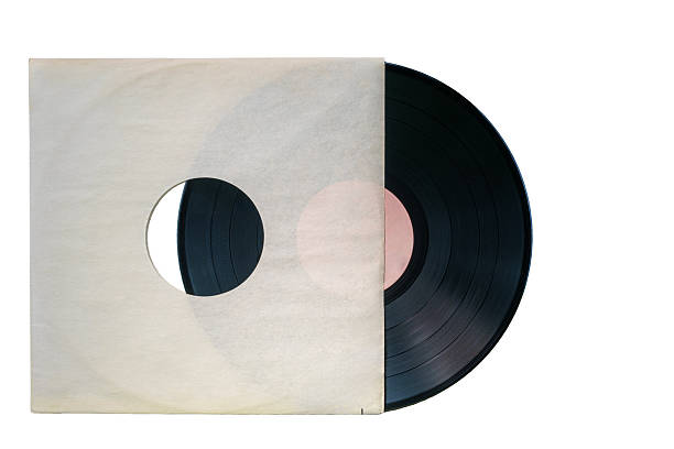 istock Vinyl record with blank paper sleeve isolated on white background 2257667468