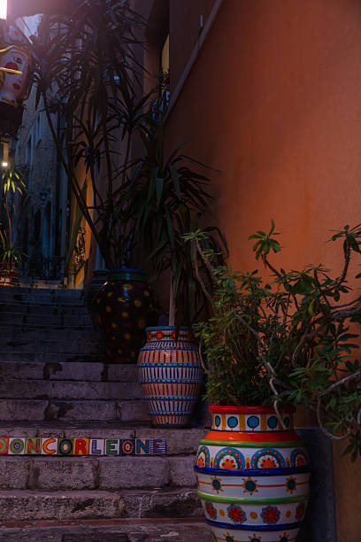 Streets of Taormina at Night