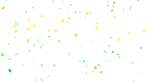 istock Cartoon Comic Confetti Colorful Background Horse New Year's Card 2257711986