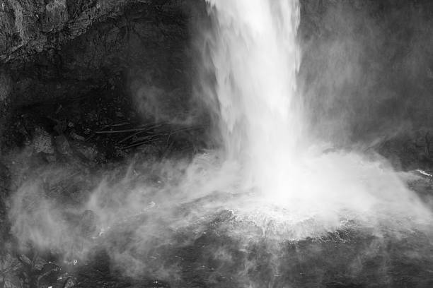 Closeup of Snoqualmie Falls, Washington, USA