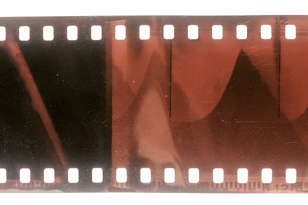 istock Dusty and grungy 35mm film texture or surface 2257772506