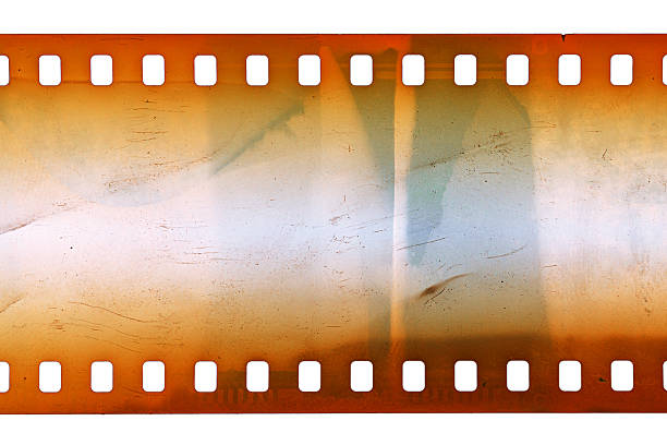 istock Dusty and grungy 35mm film texture or surface 2257773526