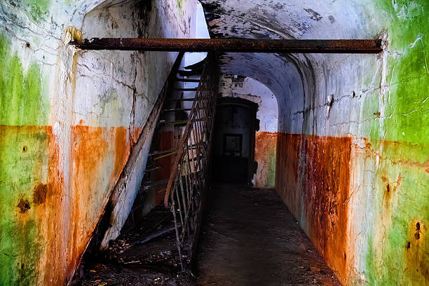 Survival underground tunnel and bunker Apocalypse doomsday. devil games built military object