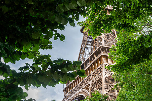 The Eiffel Tower is seen in Paris, France, one of the most iconic landmarks in Europe.