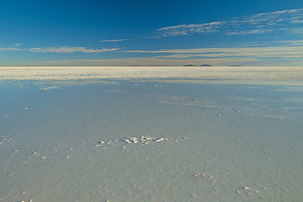 Ground of the Uyuni Salt Flat - Potosi, Bolivia
