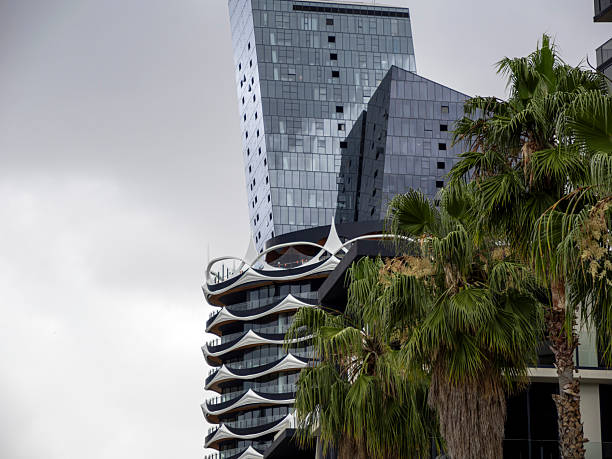 Modern apartments in Docklands, Melbourne, Australia