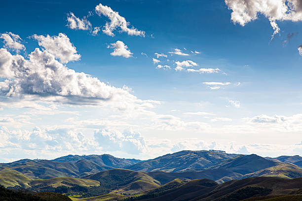 Beautiful sky and a breathtaking view from above, photographed in the Bocaina mountain range in Brazil.