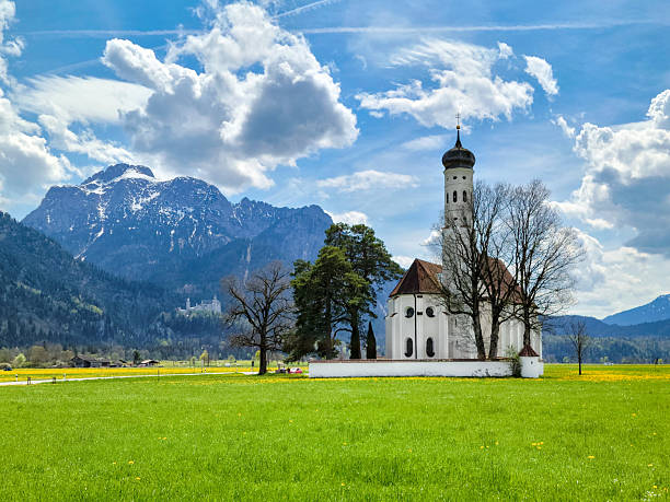 Old Church in the Bavarian Countryside in Summer - Fussen, Germany