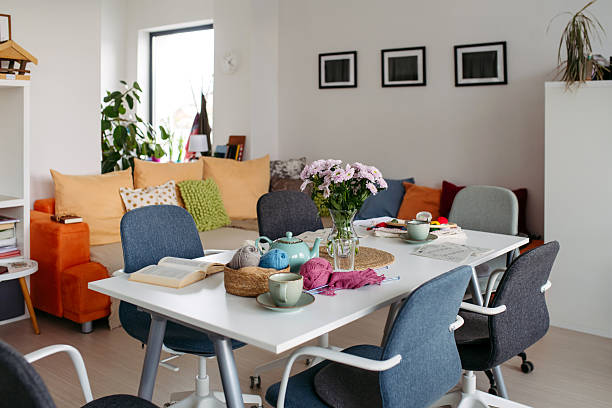 Communal space for senior social activities and workshops.