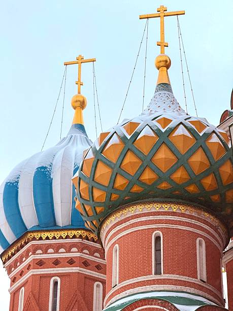 Cathedral of St. Basil the Blessed on Red Square in Moscow, Russia