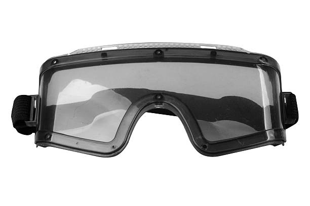 glasses isolated on white background Police Goggles.