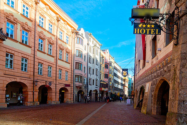 Panoramic View of Innsbruck, Alps, Austria