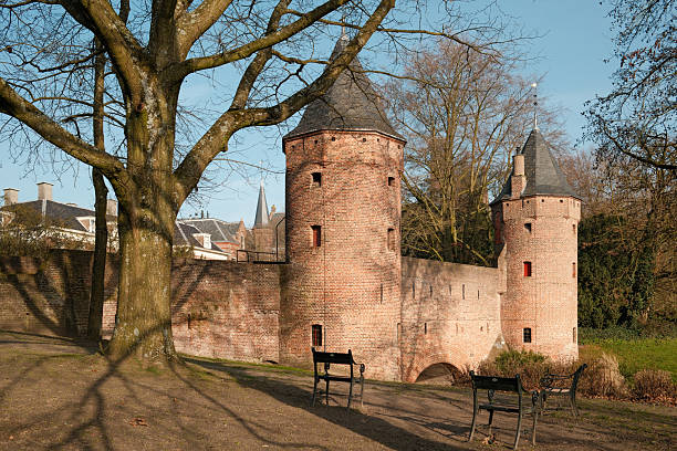 Lanxmeerpoort of Binnenpoort a 14th century gateway in Culemborg, Gelderland, The Netherlands, Europe