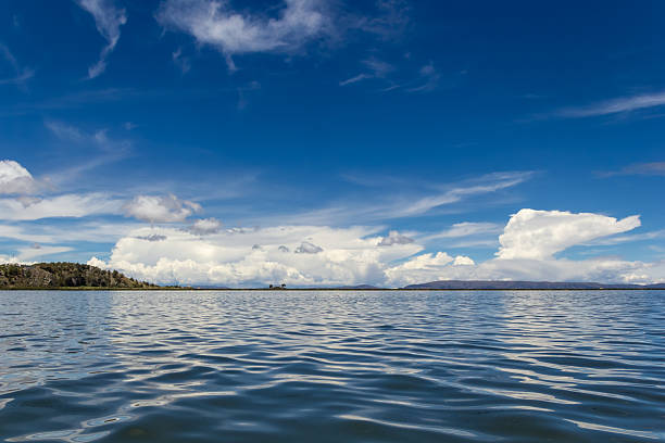 Historic Isla de la Luna in Bolivia on Lake Titicaca With Stunning Views of the Snow-Covered Andes Mountains in the Bolivian Highlands