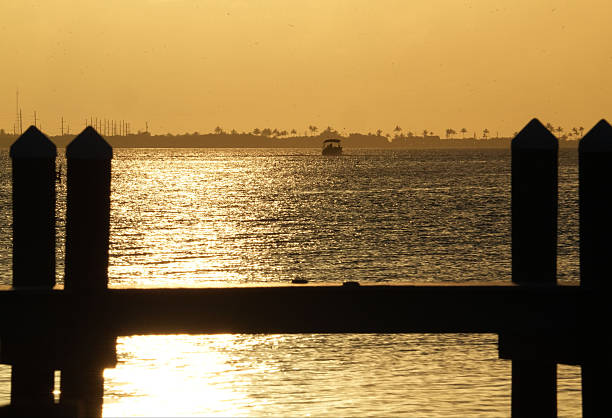sunset river