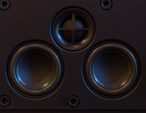 istock Midranges and tweeter speaker drivers of an audio loudspeaker system. 2258047965