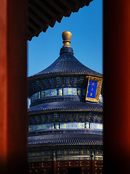 China Bejing Forbidden City Palace complex Temple of Heavanly Peace.