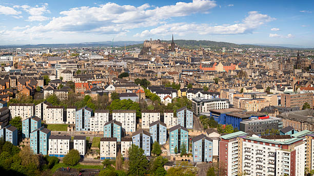 Holidays in Scotland - view of Edinburgh, UK