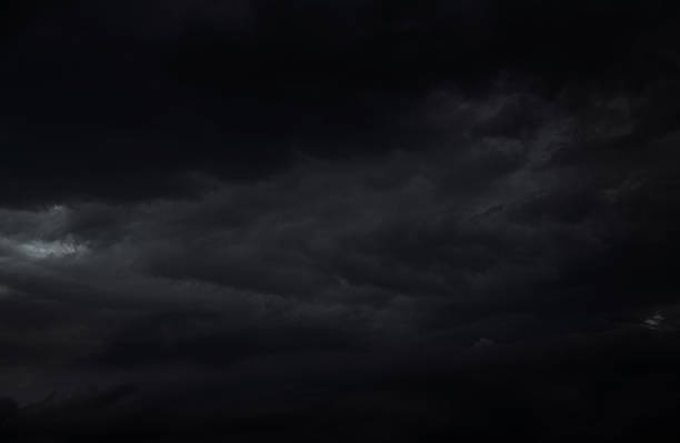 Background of dark stormy clouds