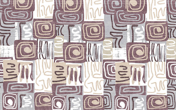Fabric Pattern Faux Leather Texture