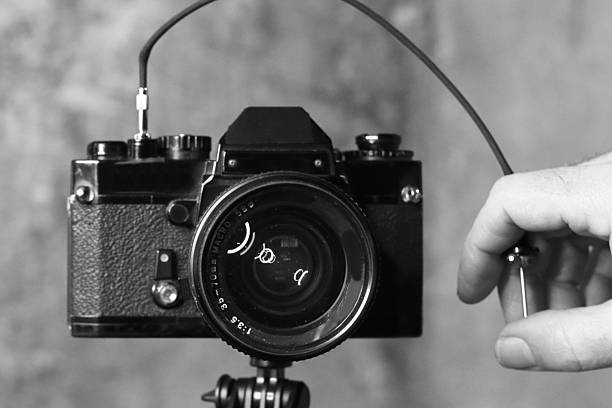 Photography cameras. The return of vintage and analog. Young people are interested in non-digital things. Analog or emulsion film photography.