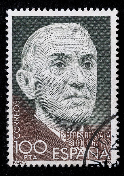 In 1980 Spain issued a stamp to commorate the 100th anniversary of Ramón Pérez de Ayala  ( August 9, 1880 – August 5,1962)  a Spanish writer. He was the Spanish ambassador to England in London (1931–1936) and voluntarily exiled himself to Argentina via France because of the Spanish Civil War (1936–1939). He was nominated for the Nobel Prize in Literature.