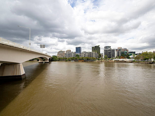 Brisbane River and Downtown Brisbane in Australia