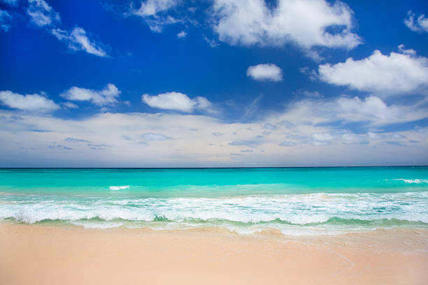 Bahamas Nassau, Paradise beach Carribean sea.