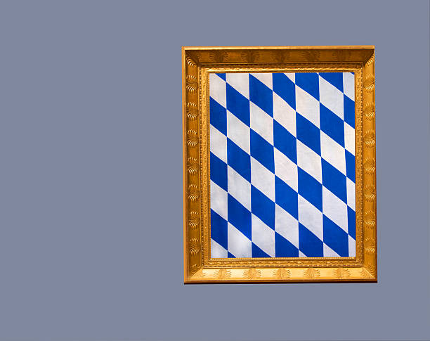 Painted canvas in gallery