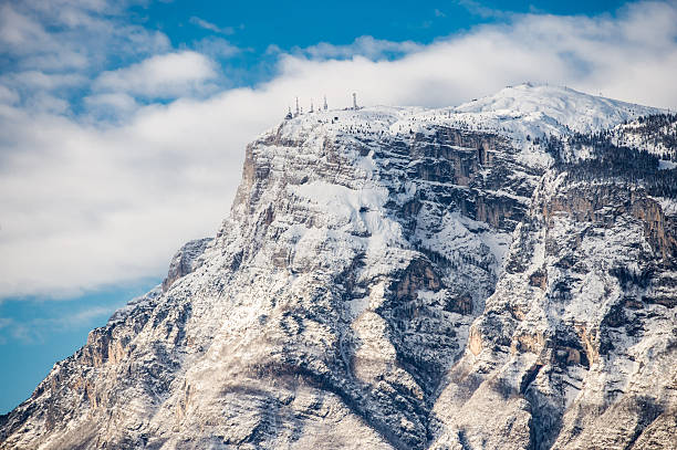 Snowfall in Trentino . Piana Rotaliana, Mezzolombardo, Mezzocorona, Faedo , San Michele. Andalo , Molveno , Paganella , Fai della Paganella, Faedo . Dolomiti di Brenta, Adige Valley , Valle dell'Adige