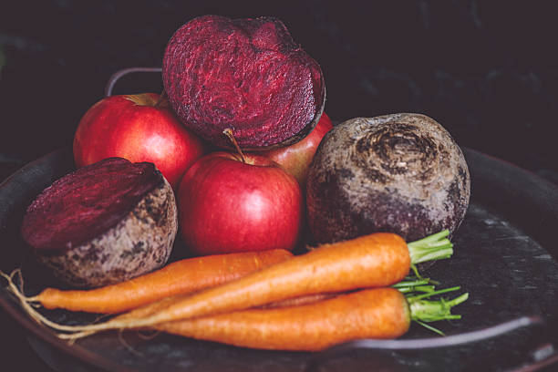 Raw Organic Vegetables And Fruits